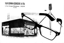 Luçon * Opticien Lunettes Optique VAN EENOO CLERGEAU & Fils , 3 Rue Georges Clémenceau * Commerce * Cpsm Pub - Lucon