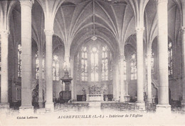 Aigrefeuille Sur Maine Intérieur De L église éditeur Cliché Lefièvre - Aigrefeuille-sur-Maine