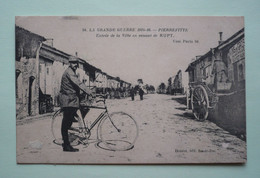 55 - PIERREFITTE - Entrée De La Ville En Venant De RUPT - Guerre 1914-16 - Vins En Gros - Guyot - Pierrefitte Sur Aire