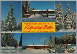 Prüm In Der Eifel - Blockhaus Restaurant Schwarzer Mann 2   Schnee Eifel - Prüm