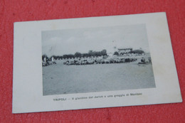 Libia Libya Tripoli Il Giardino Del Jerick Con Montoni 1911 + Timbri S. Giuliano Sannio E Puglia E Carlantino - Libya