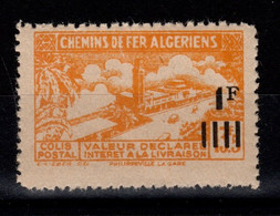 Algerie - Variete Colis Postaux N** Luxe YV 189A Sans Surcharge Contrôle - Pacchi Postali