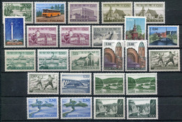 FINLAND 1963-75 Views Definitive With All Types  MNH / ** - Neufs