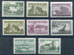 FINLAND 1955-61 Views Definitives  MNH / ** - Ongebruikt