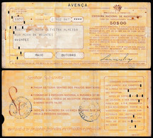 Fiscal/ Revenue, Portugal - Tax/ Taxa De Radiodifusão Sonora -|- 1971 - Avença - Used Stamps