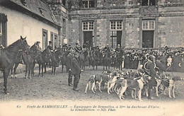 Rambouillet      78      Chasse A Courre. Equipage Bonnelles .Bénédiction La Meute De Mme  Duchesse D'Uzès (voir Scan) - Rambouillet