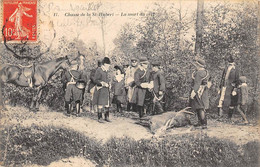 Rambouillet  78 Chasse A Courre. Equipage Bonnelles Duchesse D'Uzès .La Mort Du Cerf  Voir Scan) - Rambouillet