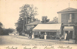 Rambouillet         78         La  Place Et Le Café De La Gare      (voir Scan) - Rambouillet