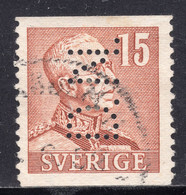 Sweden - 1939 -1942 King Gustaf V - Perfin "DN" - Sonstige & Ohne Zuordnung