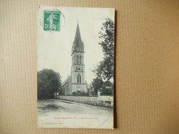 Dept 14 église De Magny Le Freule Par Mezidon  ' écrite Et Timbre 1908 ' Edit J  Fillion - Andere Gemeenten