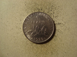 MONNAIE FRANCE 1 FRANC SEMEUSE 1973 - 1 Franc