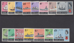 Gibraltar, Scott 186-199 (SG 200-213), MLH/HR - Gibraltar