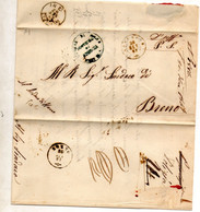 1867  LETTERA CON ANNULLO  LAVENONE BRESCIA + BRENO - Servizi