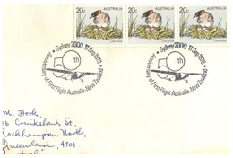 (HH 9) Australia - Souvenir Cover - 1st New Zealand To Australia 50th Anniversary Flight (1978) - First Flight Covers