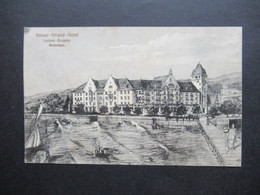 Österreich 1909 AK Kaiser Strand Hotel In Lochau Bregenz Am Bodensee. Strandhotel Mit Promenade - Hotels & Restaurants