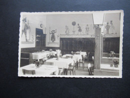 Österreich Ostmark MiF DR U. Österreich Marken Stempel Ra2 Unzmarkt 12.5.1938 Echtfoto AK Leoben Grand Hotel Speisesaal - Hotels & Gaststätten