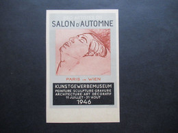 Österreich 1946 Salon D'Automne Paris In Wien Kunstgewerbemuseum Erste Ausstellung Des Pariser Herbstsalons Mit SST - Exhibitions