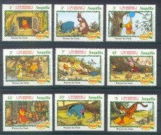 Nap003 WALT DISNEY WINNIE THE POOH TIGER BEAR DONKEY 100th Anniversary Of A.A. Milne's Birth ANGUILLA 1982 PF/MNH - Disney