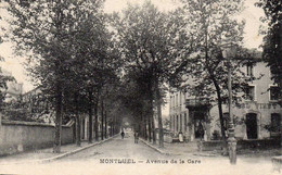MONTLUEL - Avenue De La Gare, Animée - Montluel