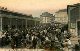 Rouen * Le Grand Marché * Allée Centrale * Foire Marchands * Les Halles - Rouen