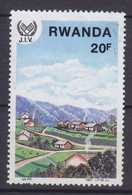 Rwanda 1987 Mi. 1382     20 Fr Internationales Jahr Der Freiwilligen Hilfdienste (used) - Gebruikt