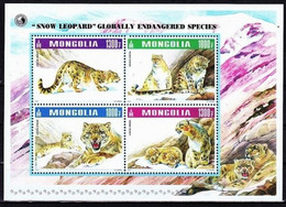 Mongolia 2015. Fauna. Wild Animals. Snow Leopard.  Big Cats. MNH - Mongolia