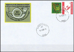 Enveloppe Souvenir °/Herdenkingsomslag° 35è Anniv De L'Amicale Nationale Des Chasseurs à Pied 1968-2003 ANCAP- CHARLEROI - Lettres & Documents
