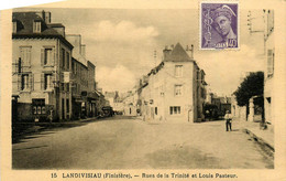 Landivisiau * La Rue De La Trinité Et Rue Louis Pasteur - Landivisiau