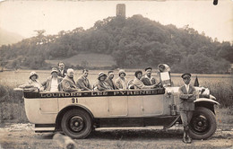 65-LOURDES- CARTE-PHOTO- VEHICULE DE TOURISTES - Lourdes