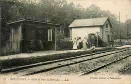 Rethondes * La Halte Du Pont * La Gare * Passage à Niveau * Ligne Chemin De Fer De L'oise - Rethondes