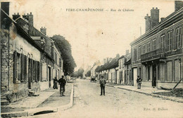 Fère Champenoise * La Rue De Châlons * Villageois - Fère-Champenoise