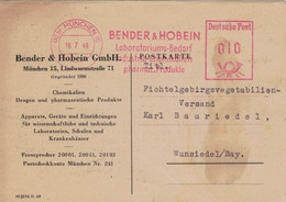 13b München 1949 Bender & Hobein Laboratoriums-Bedarf Industrie-Chemikalien > Wunsiedel - Pharmacy