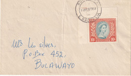 RHODESIE DU SUD 1958 LETTRE DE BULAWAYO - Südrhodesien (...-1964)