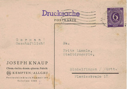 Kempten 1946 Joseph Knaup Chemie Technik Kosmetik > Sindelfingen - Pharmacy