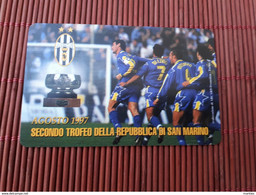 Phonecard Juventus Football (Mint,Neuve)  Rare - San Marino