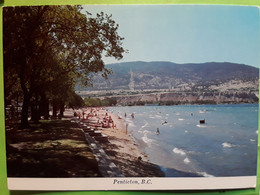 PENTICTON BC CANADA, Okanagan Lake Beach Where Thousands Of Sun Worshippers Enjoy Themselves In The Summer, TB - Penticton