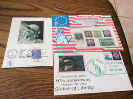 3. Cartes Souvenirs De La Statue De La Liberté - Cartes Souvenir