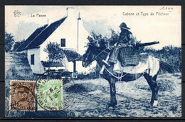 335 + 341 Op Kaart Gestempeld DE PANNE (bezoek ... En De Slagvelden) - LA PANNE (visitez ... Et Les Champs De Bataille) - 1931-1934 Mütze (Képi)