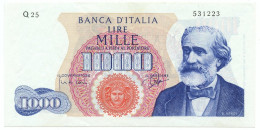 1000 LIRE GIUSEPPE VERDI I TIPO MEDUSA 14/01/1964 SPL/SPL+ - Andere & Zonder Classificatie