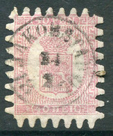 FINLAND 1866 40 P. Rose Roulette III, Used  Michel 9 Cx - Oblitérés