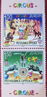 Serbia 2002  Circus   2 V MNH - Cirque