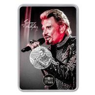 France 2019 : Médaille MDP  'Johnny Hallyday Au Micro' (sous Blister Numéroté - 4.317 Exemplaires) - DISPONIBLE - 2019