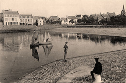 Locquirec * Vue Sur Le Quai Et Le Port * Hôtel Du Port LE COAT - Locquirec