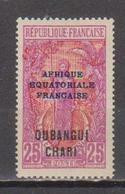 OUBANGUI         N°  YVERT  :  51     NEUF AVEC  CHARNIERES      ( Charn   3/05  ) - Unused Stamps