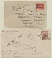 Neufundland - Flugpost: 1919-1947 Specialized Collection Of 23 Airmail Covers Plus 20 Photographs, P - Einde V/d Catalogus (Back Of Book)