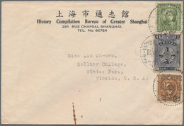 China: 1920/48, Covers (35) Inc. Airmail, Registration, Mainly Junks, SYS And Martyrs And Mostly Use - Other & Unclassified