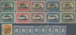 China: 1921/50, Collection Of Airmail Issues And Postage Dues On Stockcards, Including Better Issues - Other & Unclassified