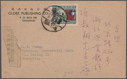 China: 1930/46 (approx.), 8 Covers Of The ROC Period, Mostly Sent From Peking And Shanghai, Partiall - Other & Unclassified