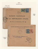 Haiti: 1917/1967, Collection Of Nearly 100 Covers/cards On Written Up Album Pages, MAIN VALUE CENSOR - Haiti