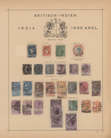 Indien: 1854-1940 Collection Of Hundreds Of Mint And Used Stamps Of British India, From Five Fine Li - Andere & Zonder Classificatie